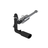 MBRP cat-back exhaust system fits 2005-2013 Toyota Tacoma single exit aluminized steel black coated S5326BLK