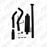 MBRP cat-back exhaust system fits 2005-2013 Toyota Tacoma single exit aluminized steel black coated S5326BLK