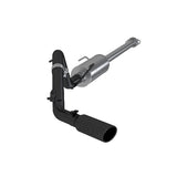 MBRP cat-back exhaust system fits 2005-2013 Toyota Tacoma single exit aluminized steel black coated S5326BLK