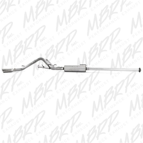 MBRP cat-back exhaust system fits 2005-2013 Toyota Tacoma 2 inch aluminized steel S5328AL