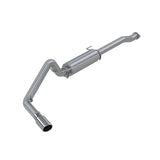 MBRP cat-back exhaust system fits 2016-2023 Toyota Tacoma single side exit aluminized steel S5338AL