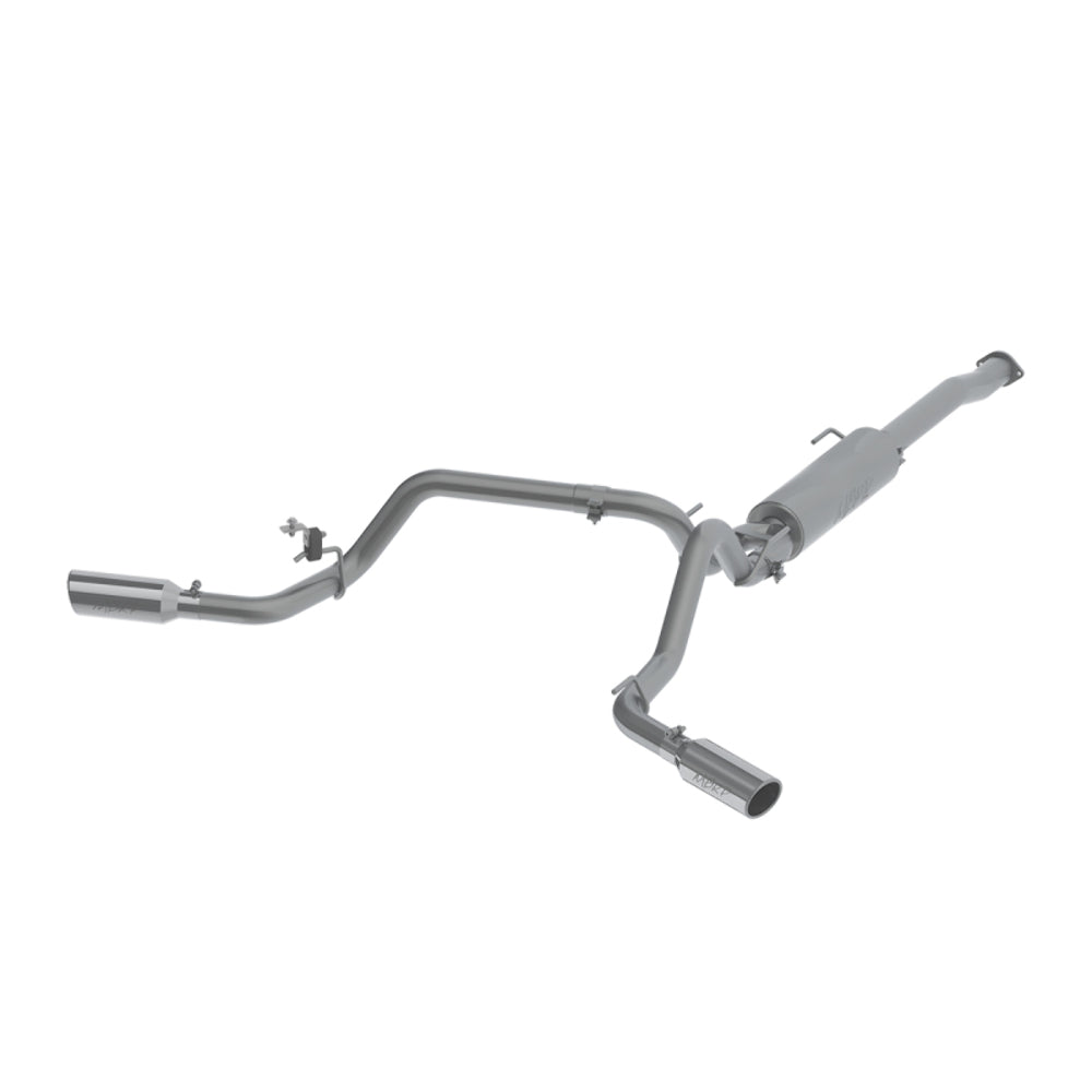 MBRP cat-back exhaust system fits 2016-2023 Toyota Tacoma Armor Plus Series T409 stainless steel S5340409
