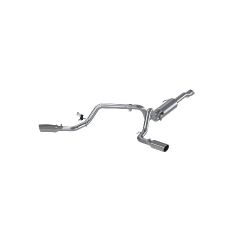 MBRP cat-back exhaust system fits 2016-2023 Toyota Tacoma aluminized steel S5340AL