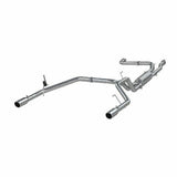 MBRP cat-back exhaust system fits 2004-2015 Nissan Titan 2 inch dual split rear exit Armor Plus Series T409 stainless steel S5402409