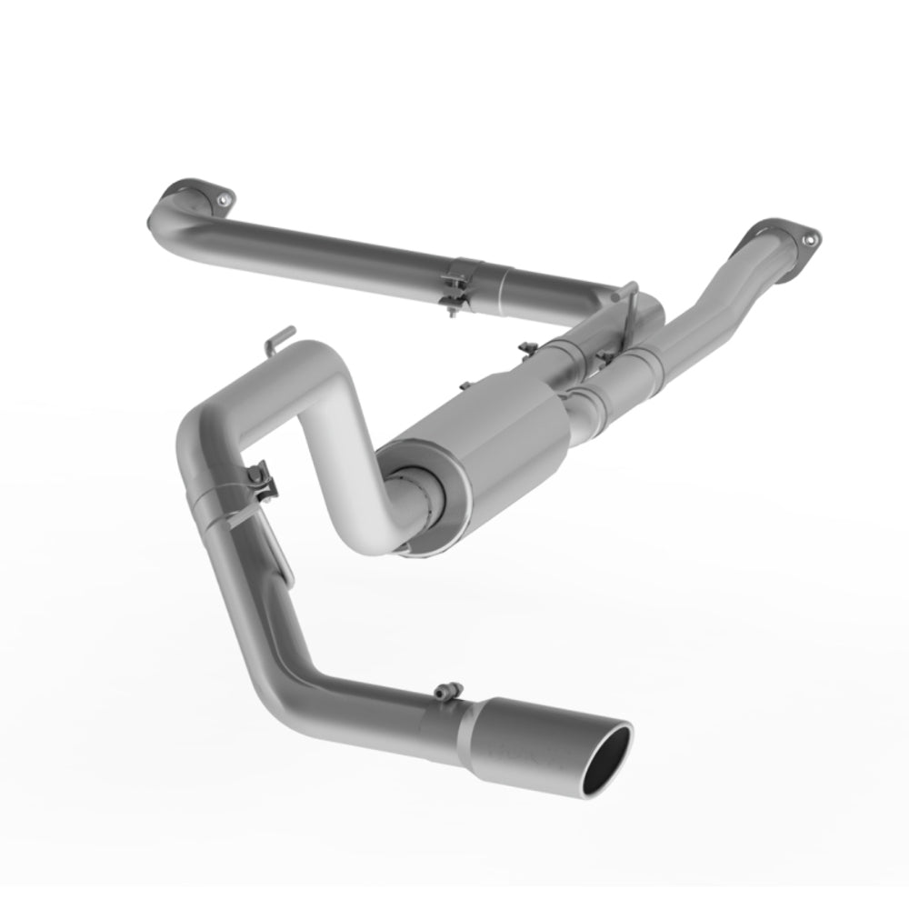 MBRP cat-back exhaust system fits Nissan Titan 3 inch single side exit aluminized steel S5408AL