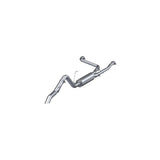 MBRP cat-back exhaust system fits Nissan Frontier 2.5 inch aluminized steel S5409AL