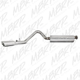 MBRP cat-back exhaust system fits 2000-2002 Jeep 2 inch single side exit Armor Plus Series T409 stainless steel S5500409