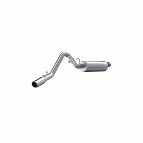 MBRP cat-back exhaust system fits 2000-2004 Jeep 2 inch single side exit aluminized steel S5500AL