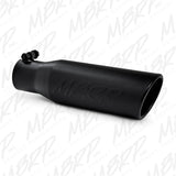 MBRP cat-back exhaust system fits 2005-2006 Jeep Wrangler single side exit aluminized steel black coated S5500BLK