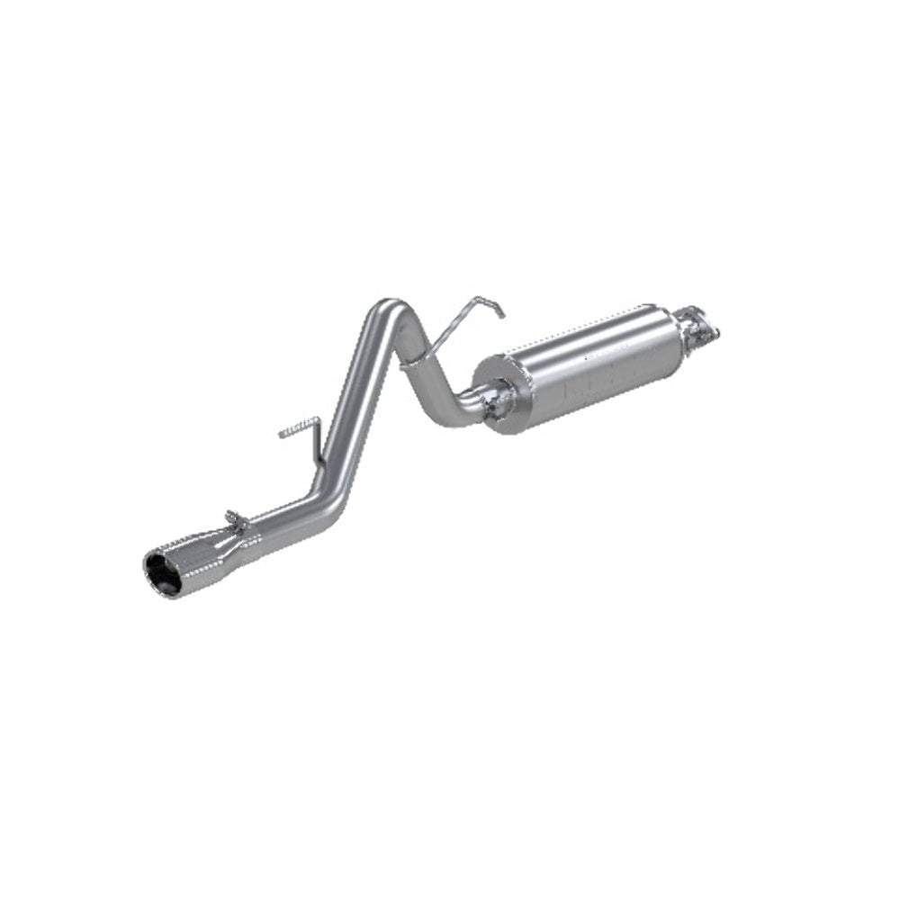 Fits 2007 Jeep Liberty 2 1/2in. Cat Back; Single Side; AL - S5510AL