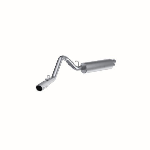 MBRP cat-back exhaust system fits 1997-1999 Jeep Wrangler 2 inch single side exit aluminized steel S5512AL