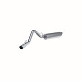 MBRP cat-back exhaust system fits 1997-1999 Jeep Wrangler 2 inch single side exit aluminized steel S5512AL