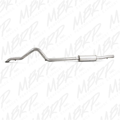 MBRP performance muffler fits Jeep Wrangler aluminized steel S5514AL