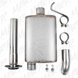 MBRP exhaust system fits Jeep Wrangler Armor Plus Series T409 stainless steel S5522409