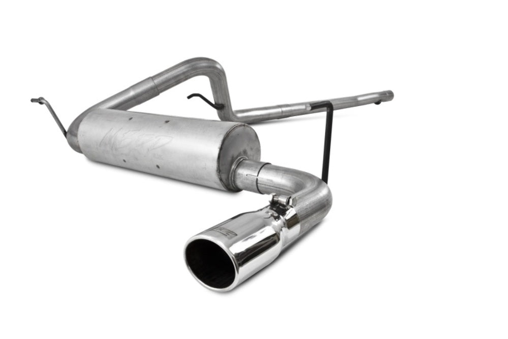 MBRP cat-back exhaust system fits 2013-2017 Jeep Wrangler 2 inch single rear exit aluminized steel S5526AL