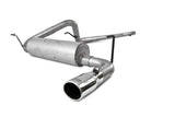 MBRP cat-back exhaust system fits 2013-2017 Jeep Wrangler 2 inch single rear exit aluminized steel S5526AL