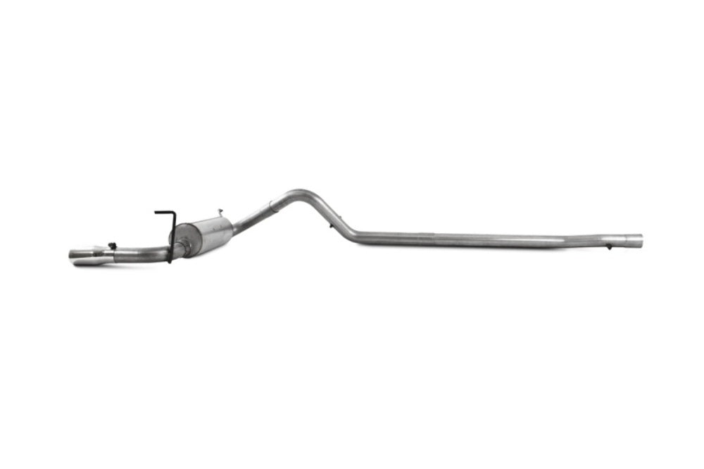MBRP cat-back exhaust system fits 2013-2017 Jeep Wrangler 2 inch single rear exit aluminized steel S5526AL