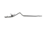MBRP cat-back exhaust system fits 2013-2017 Jeep Wrangler 2 inch single rear exit aluminized steel S5526AL
