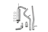 MBRP cat-back exhaust system fits 2013-2017 Jeep Wrangler 2 inch single rear exit aluminized steel S5526AL