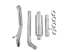 MBRP cat-back exhaust system fits Jeep Wrangler Armor Plus Series T409 stainless steel S5530409