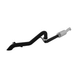 MBRP cat-back exhaust system fits Jeep Wrangler aluminized steel S5530BLK