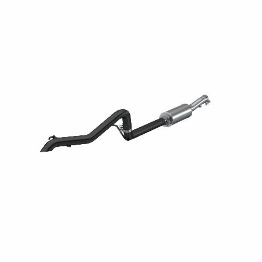 MBRP cat-back exhaust system fits Jeep Wrangler aluminized steel S5530BLK