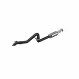 MBRP cat-back exhaust system fits Jeep Wrangler aluminized steel S5530BLK