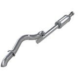 MBRP cat-back exhaust system fits 2021-2024 Jeep Wrangler single rear exit aluminized steel S5533AL