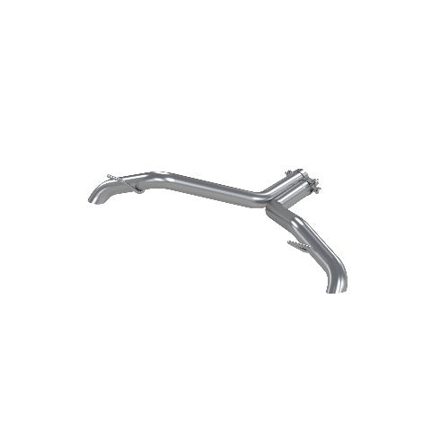 MBRP axle-back exhaust system 2.5 inch dual split rear exit Armor Pro Series T304 stainless steel S5604304