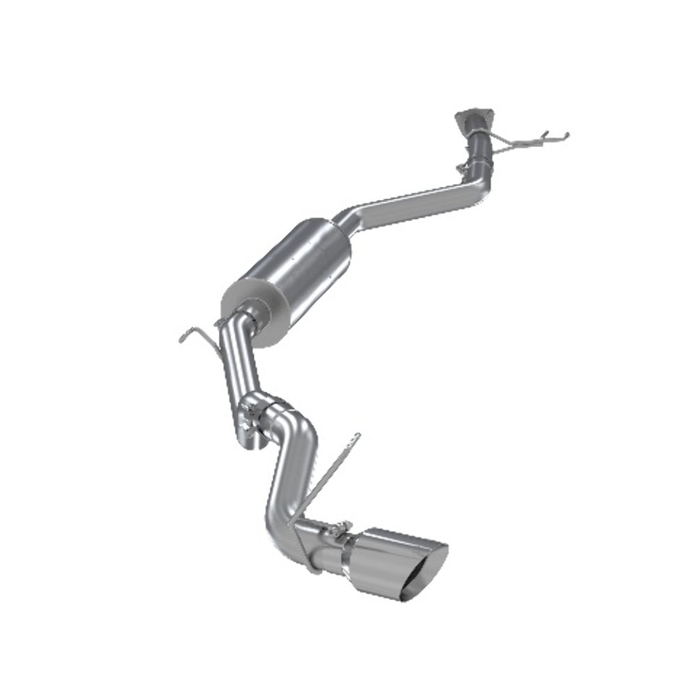 MBRP cat-back exhaust system fits 2017-2020 Honda 2 inch single side exit aluminized steel S5900AL