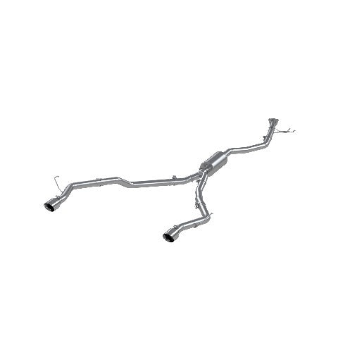 MBRP cat-back exhaust system fits 2021-2024 Honda 2 inch dual split rear exit Armor Pro Series T304 stainless steel S5901304