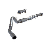 MBRP cat-back exhaust system fits 2001-2005 Chevy Silverado 3500 4 inch single side exit aluminized steel S6000AL
