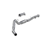 MBRP cat-back exhaust system fits 2001-2005 Chevy Silverado 3500 4 inch single side exit aluminized steel S6000P