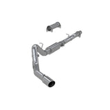 MBRP cat-back exhaust system fits Chevy Silverado 2500 single side exit Armor Plus Series T409 stainless steel S6012409