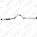 MBRP filter-back exhaust system fits Chevy Silverado 2500 single side exit Armor Plus Series T409 stainless steel S6026SLM