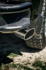 MBRP filter-back exhaust system fits Chevy Silverado 2500 single side exit Armor Plus Series T409 stainless steel S60610409