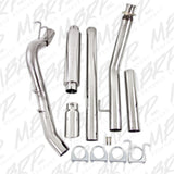 MBRP turbo-back exhaust system fits 1998-2002 Dodge Ram 2500 4 inch single side exit Armor Pro Series T304 stainless steel S6100304