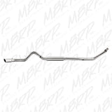 MBRP turbo-back exhaust system fits 1998-2002 Dodge Ram 2500 4 inch single side exit Armor Plus Series T409 stainless steel S6100409