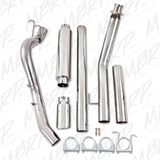 MBRP turbo-back exhaust system fits 1998-2002 Dodge Ram 2500 4 inch single side exit Armor Plus Series T409 stainless steel S6100409