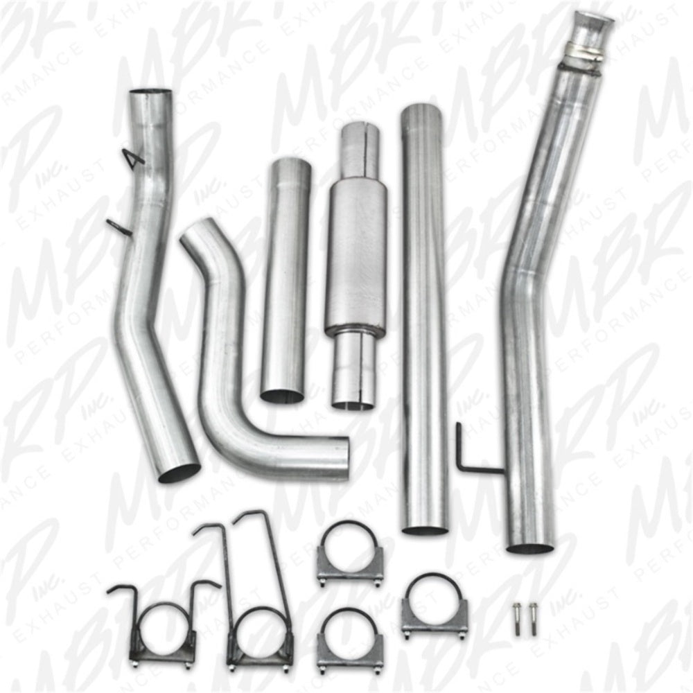 MBRP turbo-back exhaust system fits 1998-2002 Dodge Ram 2500 4 inch single side exit aluminized steel S6100P