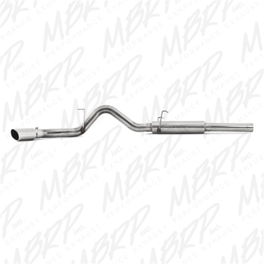 MBRP cat-back exhaust system fits 2006-2007 Dodge Ram 2500 4 inch single side exit Armor Plus Series T409 stainless steel S6108409