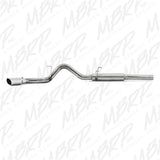MBRP cat-back exhaust system fits 2006-2007 Dodge Ram 2500 4 inch single side exit Armor Plus Series T409 stainless steel S6108409