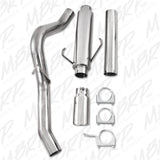 MBRP cat-back exhaust system fits 2006-2007 Dodge Ram 2500 4 inch single side exit Armor Plus Series T409 stainless steel S6108409