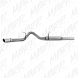MBRP cat-back exhaust system fits 2005-2007 Dodge Ram 2500 4 inch single side exit aluminized steel S6108AL