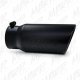 MBRP filter-back exhaust system fits 2007-2010 Dodge Ram 2500 single side exit aluminized steel black coated S6130BLK