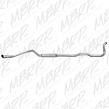 MBRP turbo-back exhaust system fits 1989-1993 Dodge single side exit aluminized steel S6150AL