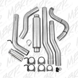 MBRP turbo-back exhaust system fits 1989-1993 Dodge single side exit aluminized steel S6150AL