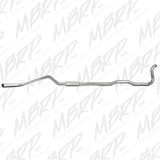 MBRP turbo-back exhaust system fits 1989-1993 Dodge 4 inch single side exit aluminized steel S6150P