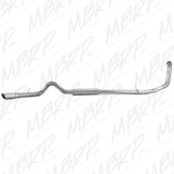 MBRP turbo-back exhaust system fits Ford F-350 single side exit Armor Plus Series T409 stainless steel S6200409