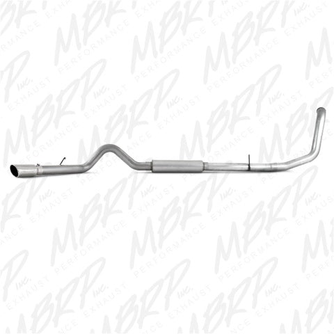 MBRP turbo-back exhaust system fits 1999-2003 Ford F-250 single side exit aluminized steel S6200AL